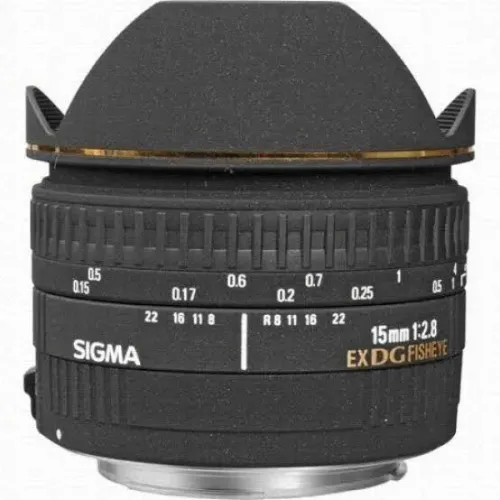 Lente Sigma 15mm f/2.8 EX DG Fisheye Olho de Peixe + Estojo Original