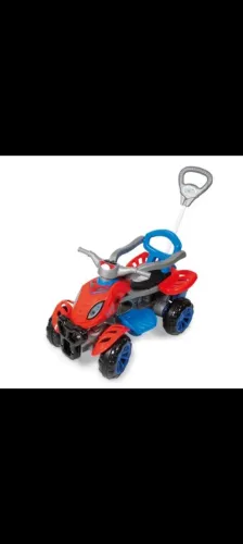 Motoca Infantil Passeio Pedal Vermelho Maral Brinquedo Menino Aranha