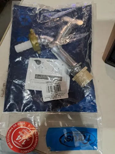 Final de obra - Torneira jardim Forusi cromada 1/4 de volta nova