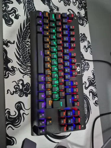 Teclado mecânico redragon dark avenger