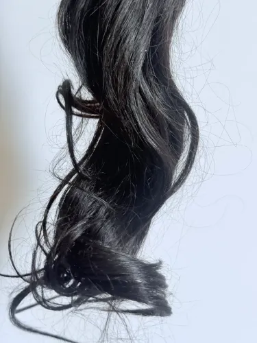 70cm cabelo humano preto