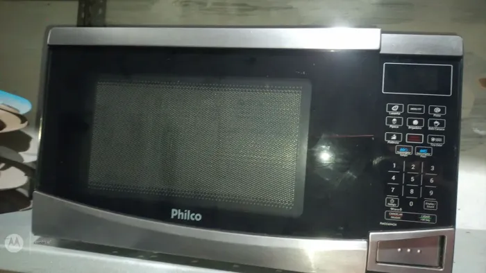 Micro-ondas Philco está funcionando perfeitamente