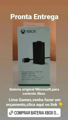 Bateria recarregável para controle de Xbox séries novo