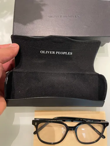 Óculos lente oliver people original marca de new York preto