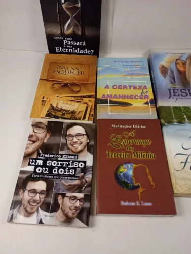 Lote 9 Livros Cristãos Adventistas Meditações CPB Lacrados