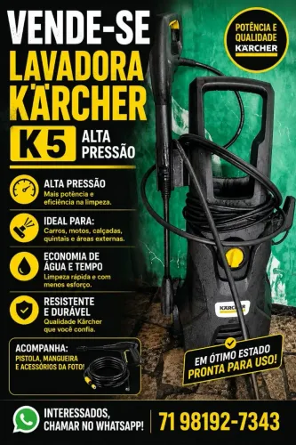Lavadora Karcher k5 completa