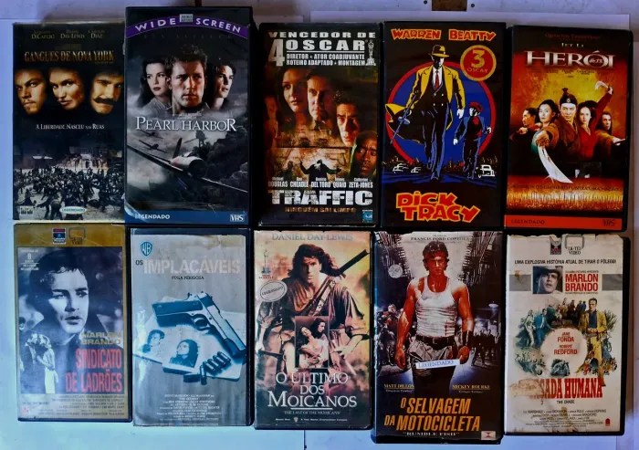 Fitas Vhs de Ação ( Lote)
