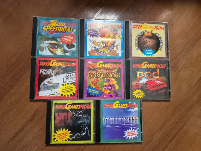 Coleção 8 Jogos Super Games Folha