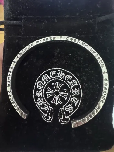 Chrome Hearts Opening Pure Silver 925 Bracelet For Hip-hop