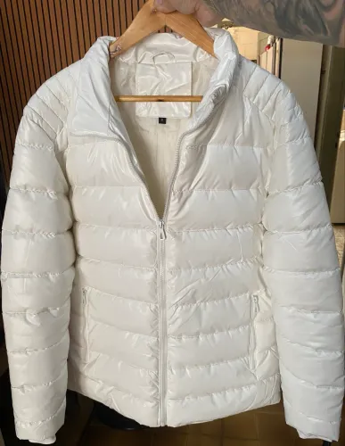 LINDA JAQUETA PUFFER MASCULINO G - BRANCA (NOVA)