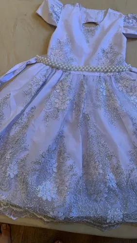 Vestido infantil 4 a 5 anos para festa, batizado e casamento