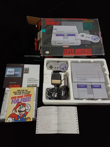 Super Nintendo Nes Fat na Caixa Completo todo Original em Perfeito Estado!
