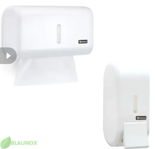2 Kits de dispenser de sabão e papel toalha