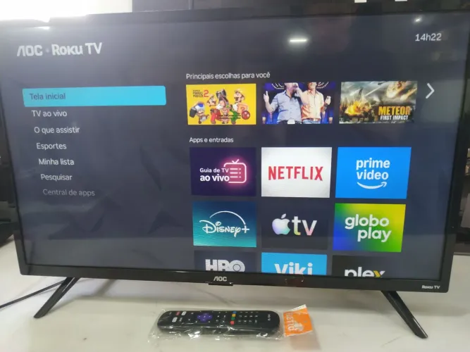 Tv AOC Roku Smart de 32 polegadas