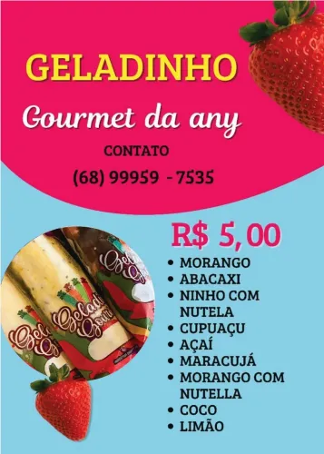 Peça já seu geladinho 