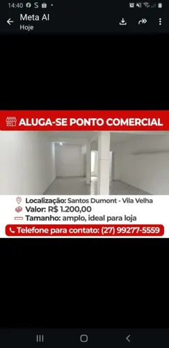 Alugo para comércio