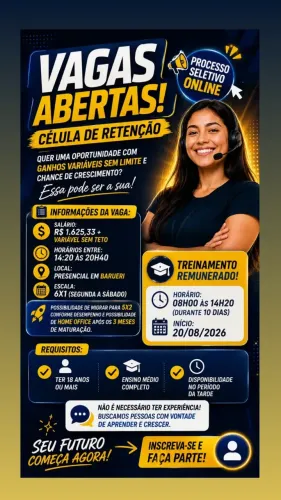 Atendimento Receptivo - Retenção 