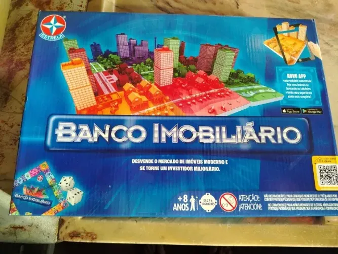 Banco Imobiliário Jogo de Tabuleiro Clássico da Estrela (Edição Grande)