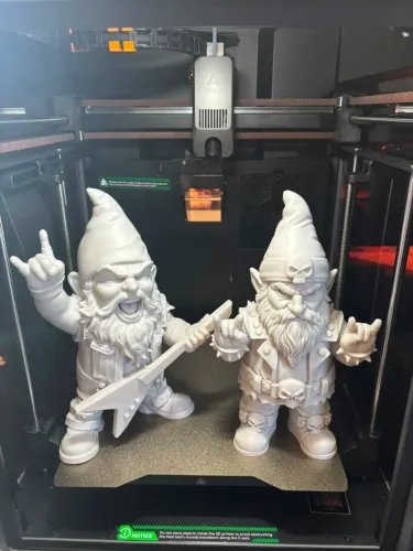 Escultura 3d Exclusiva Gnomo Rock Irmãos