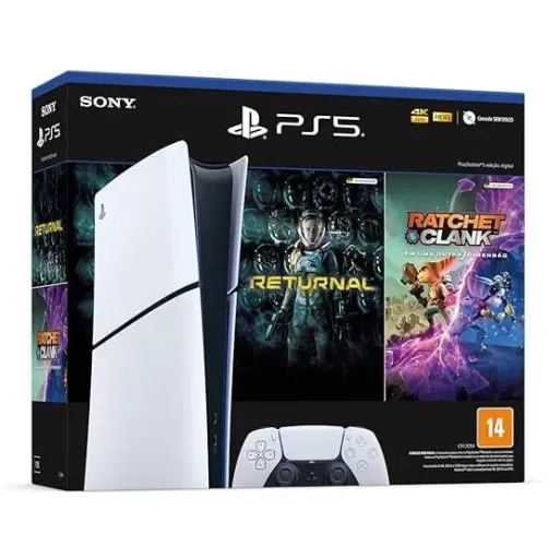 Lacrado - Ps5 Playtation 5 Modelo Slim - Aceitamos seu console na troca - Loja Icaraí
