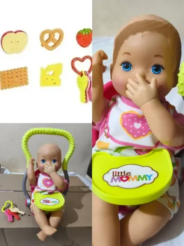 Boneca little mommy primeiro lanchinho