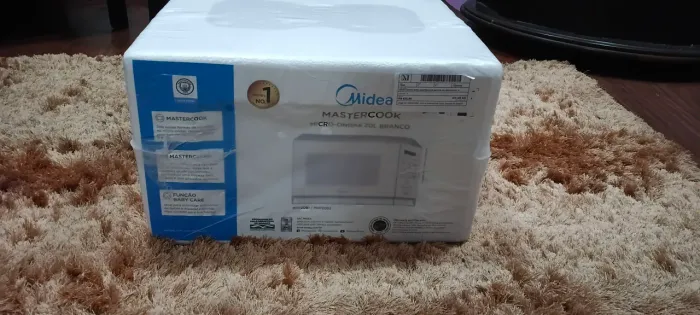Micro-ondas branco Midea Mastercook 20 litros NOVO LACRADO!