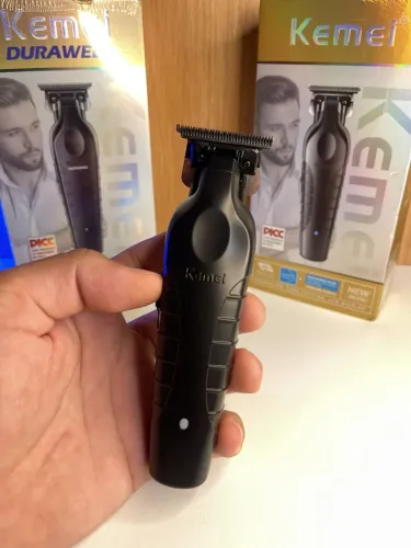 Máquina de Acabamento Kemei Profissional Sem Fio nova