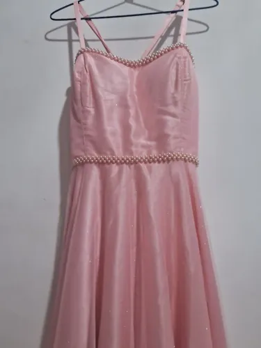 Vestido de festa rosa Lipcem