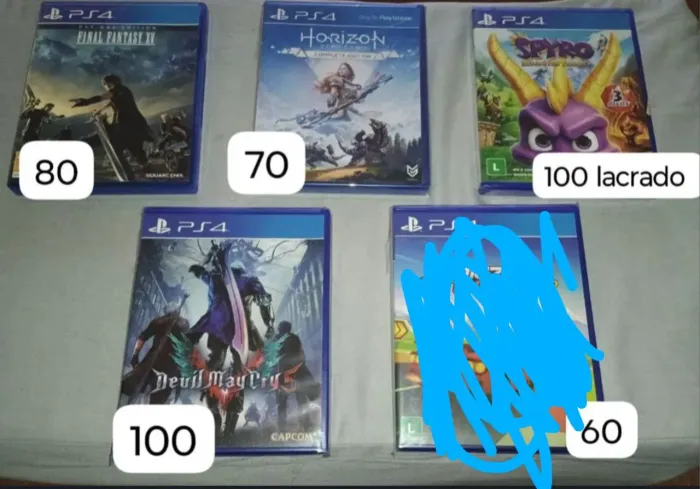 Games ps4 da coleção leia o anúncio