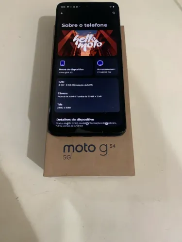 Moto g54 5g 128gb armazenamento