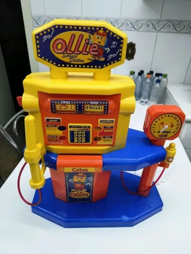 brinquedo posto de gasolina ollie service station