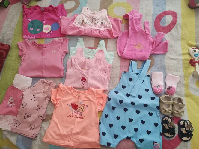 Desapego lote para menina Rn até 3 meses 