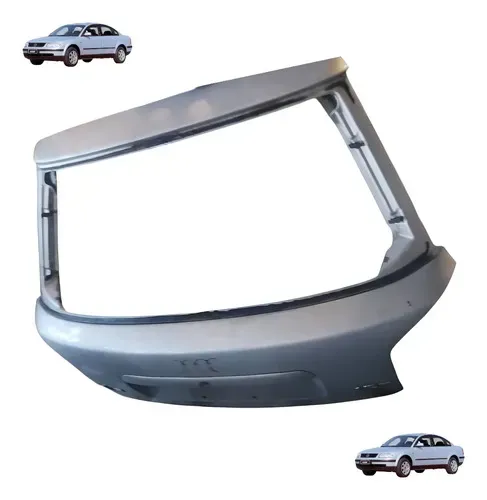 Tampa Traseira Porta Malas Audi A3 1999 A 2006 Prateado