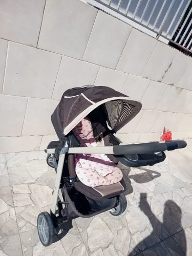 Carrinho de Bebê Graco Modes Modular (Importado) + Redutor Rosa - Ótimo Estado