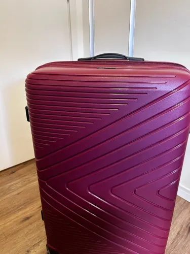 Mala de Viagem Grande Sestini Polipropileno Vinho - Rígida