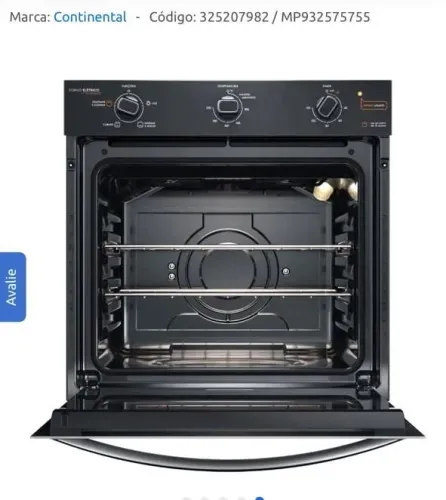 Forno elétrico de embutir