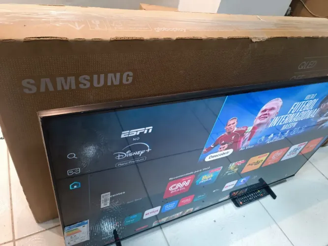 Tv smart 43 nova na caixa
