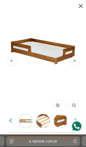 CAMA MONTESSORIANA INFANTIL TOK&STOK