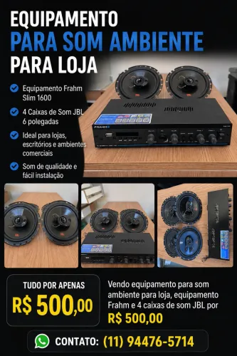 Sistema de som ambiente