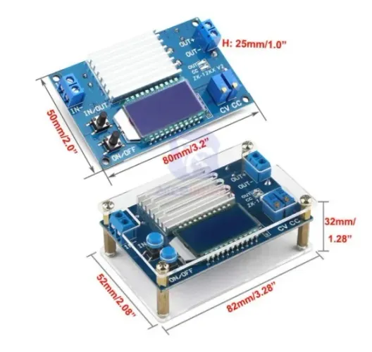 Regulador de tensão Conversor DC-DC 5.3-32v 1.2-32v 12a 160w  Arduino COD-AM421