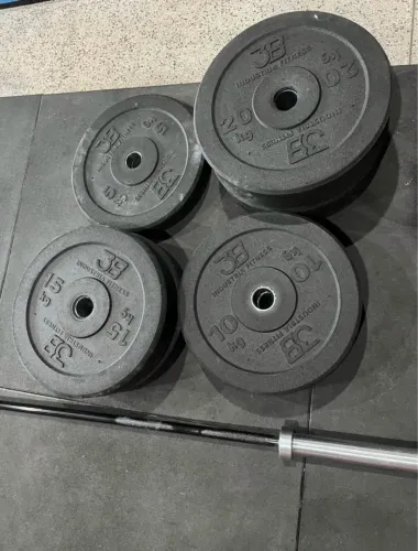 Barra e Anilhas Crossfit