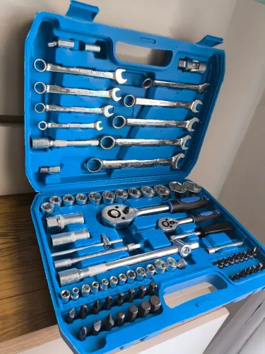 ? KIT DE FERRAMENTAS COMPLETO - 82 PEÇAS PROFISSIONAL