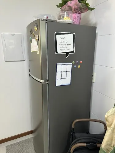 Geladeira Brastemp Frost Free Duplex 375 Litros Cor Inox com Espaço Adapt - BRM45JK