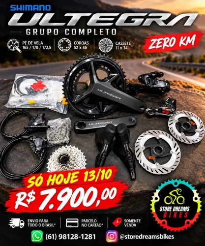 Grupo shimano Ultegra di2 promoção hj