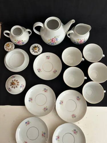 Conjunto de chá/café antigo Porcelana Mauá