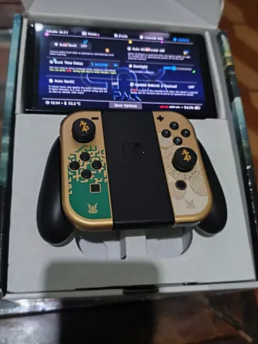Nintendo Switch oled desbloqueado edição especial zelda 