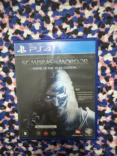 Jogo Sombras de Mordor- Ps4