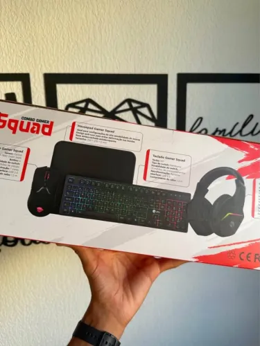 Kit gamer completo Combo gamer 4 em 1