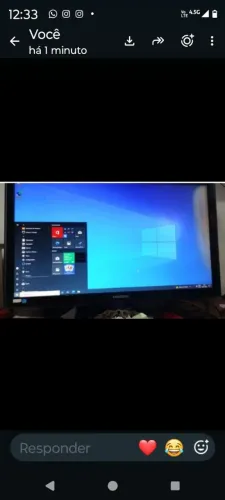 Monitor Samsung 24 com pequena mancha HDMI