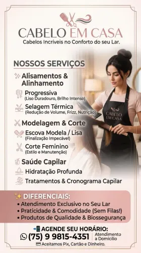 Cabeleireira a domicílio